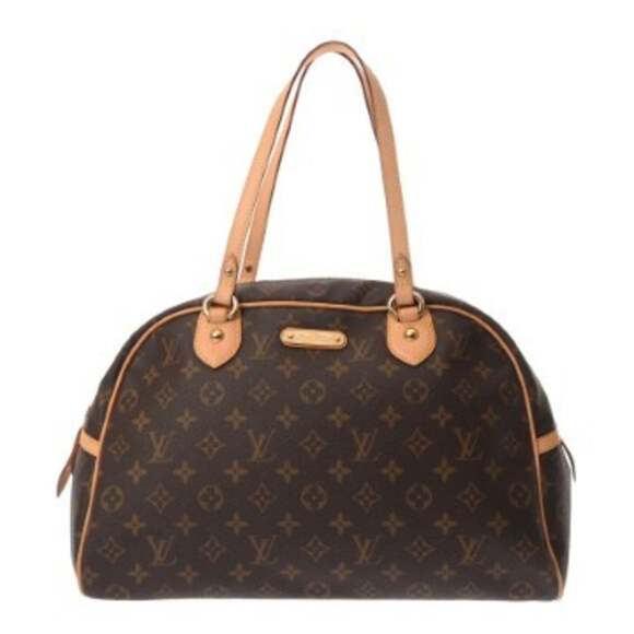 LOUIS VUITTON Handbags - LOUIS VUITTON Louis Vuitton Monogram Montorgueil GM Brown M95566 Women's Canv...